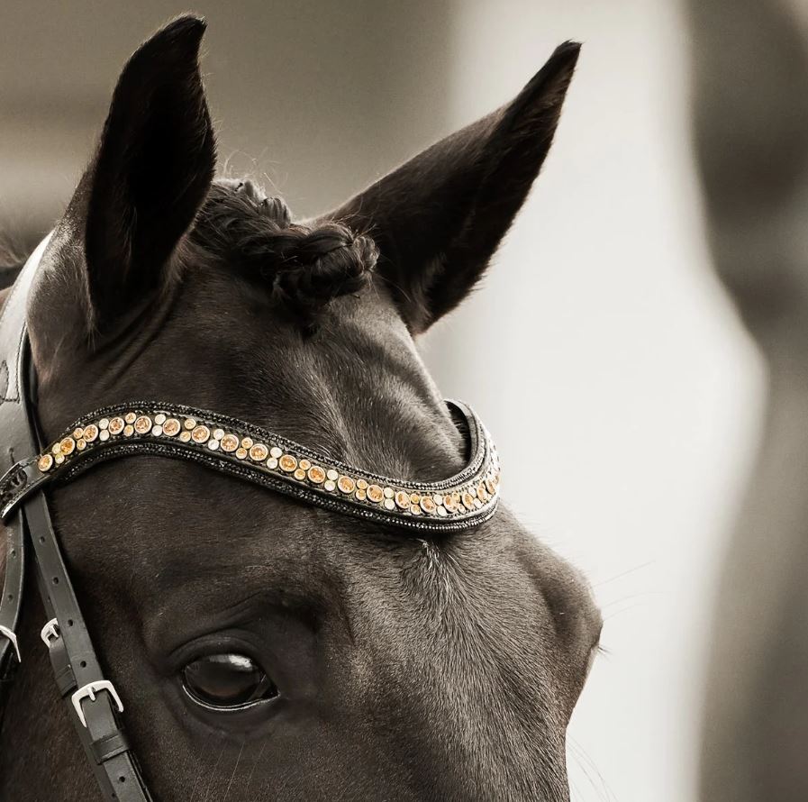 Frontal 'Ariana' - Noir