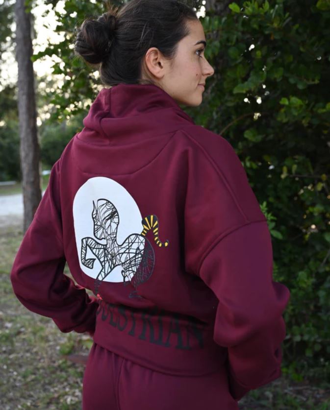 'Chill Ride' Set - Burgundy
