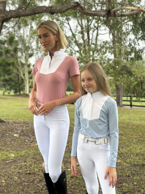 Manche courte 'AirFlow' - Rose pâle