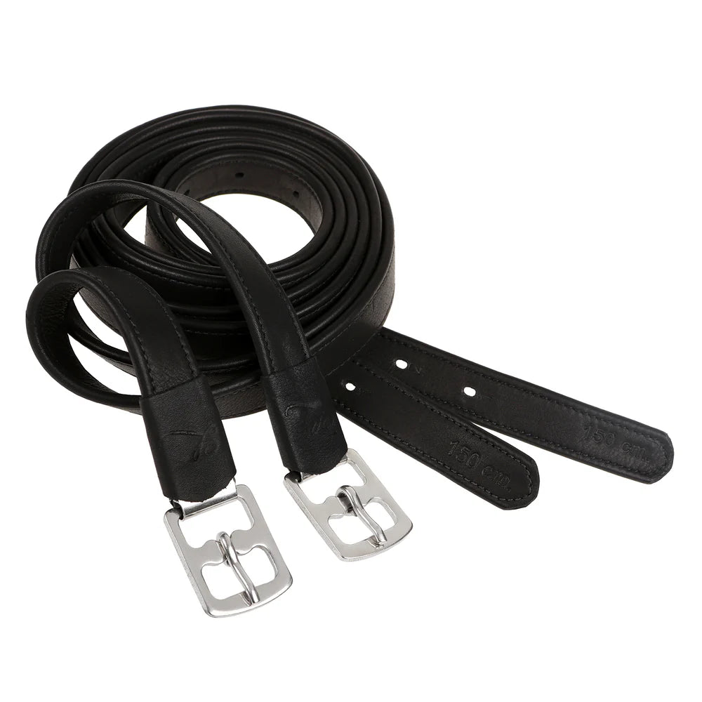 Stirrup leather 150 cm - Black