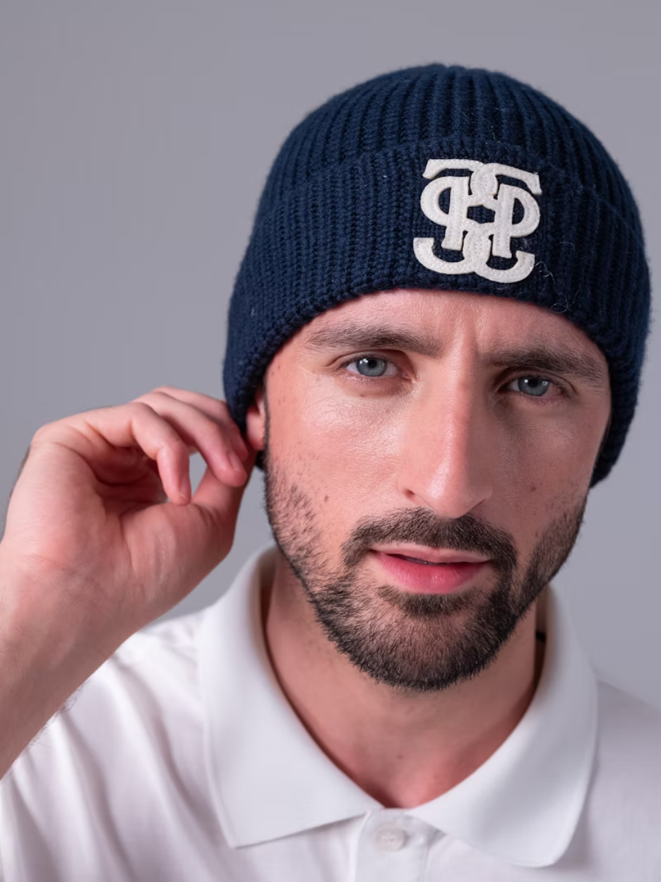 'Lou' Beanie - Navy