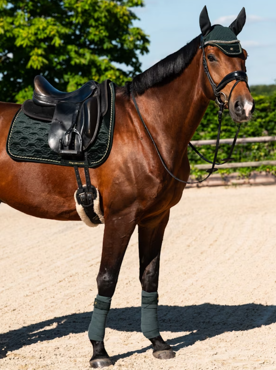 Dressage 'Velours' - Vert minuit