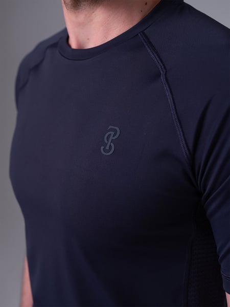 Manches courtes 'Benjamin' - Marine