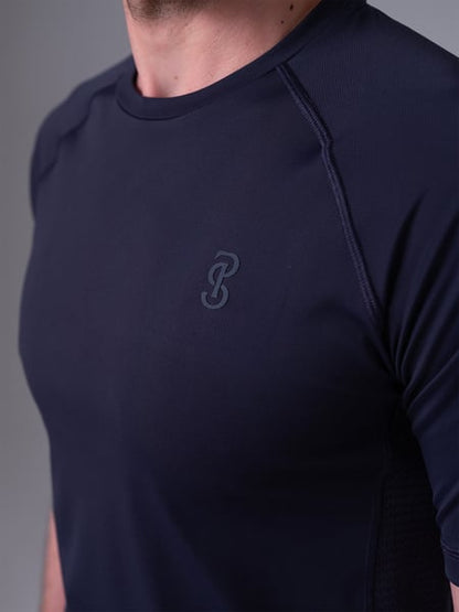 Manches courtes 'Benjamin' - Marine