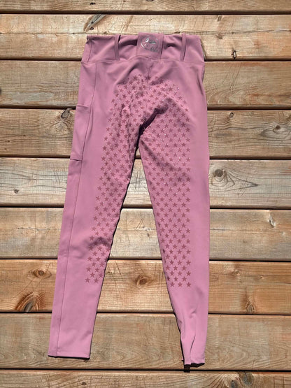Legging Rose Enfant 'Pink Poney Club'