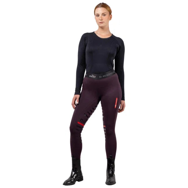 Regging taille haute - Aubergine