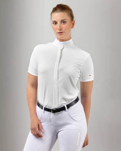 Chemise de compétition à manches courtes - Blanches
