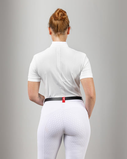 Chemise de compétition à manches courtes - Blanches