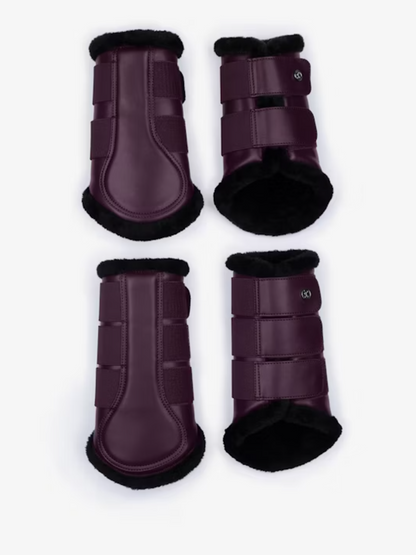 Premium Brushing Boots - Eggplant
