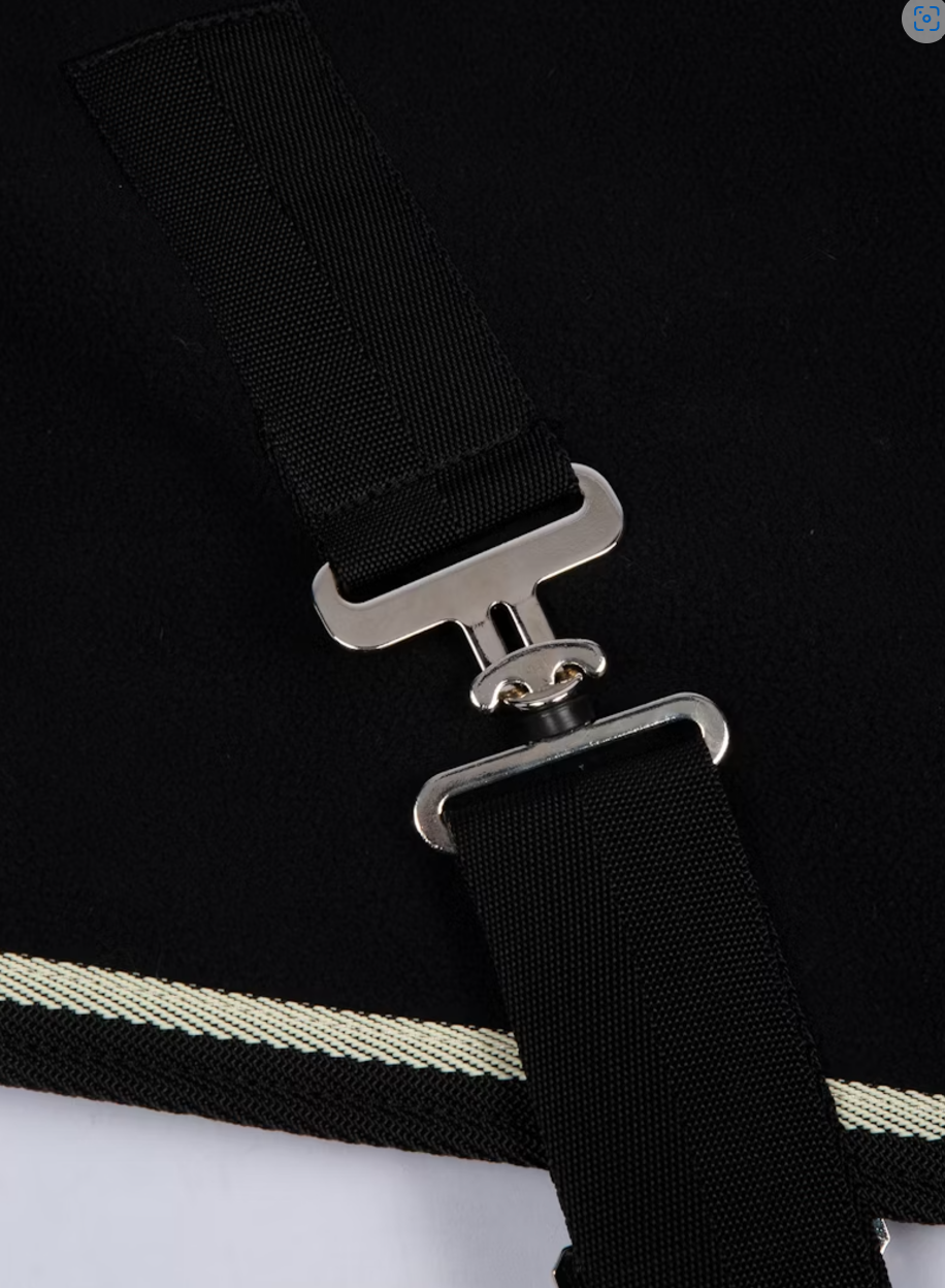 'Premium' Fleece Blanket - Black