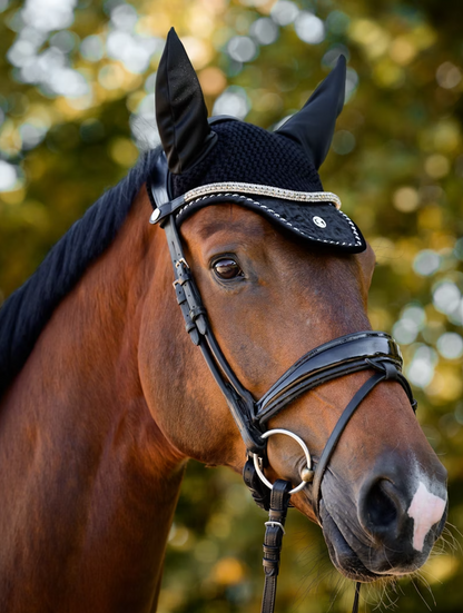 Bonnet 'Velours' - Noir
