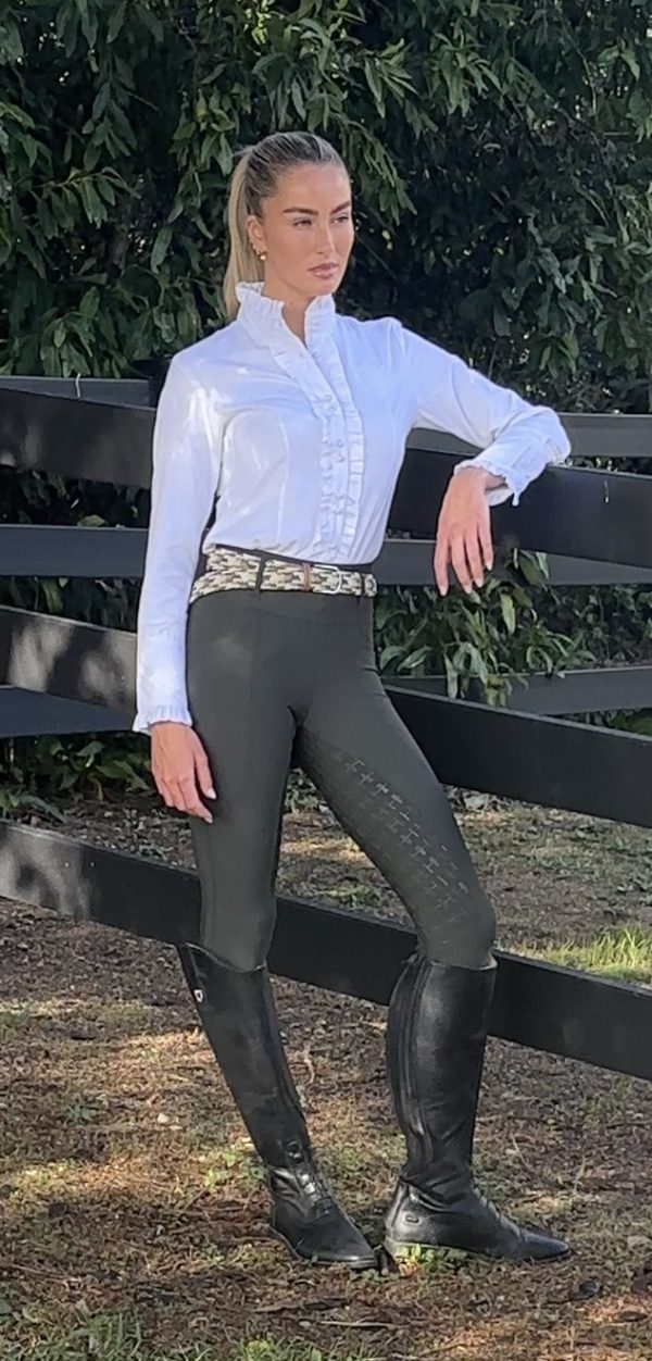 HH Children's Leggings - Olive green