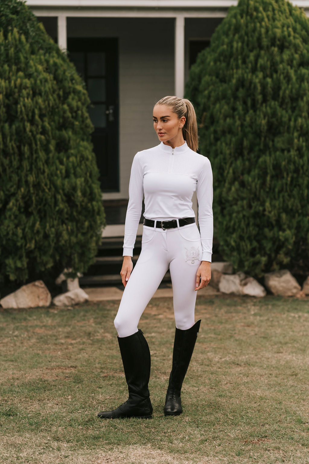 Long sleeve 'Airflow' - White