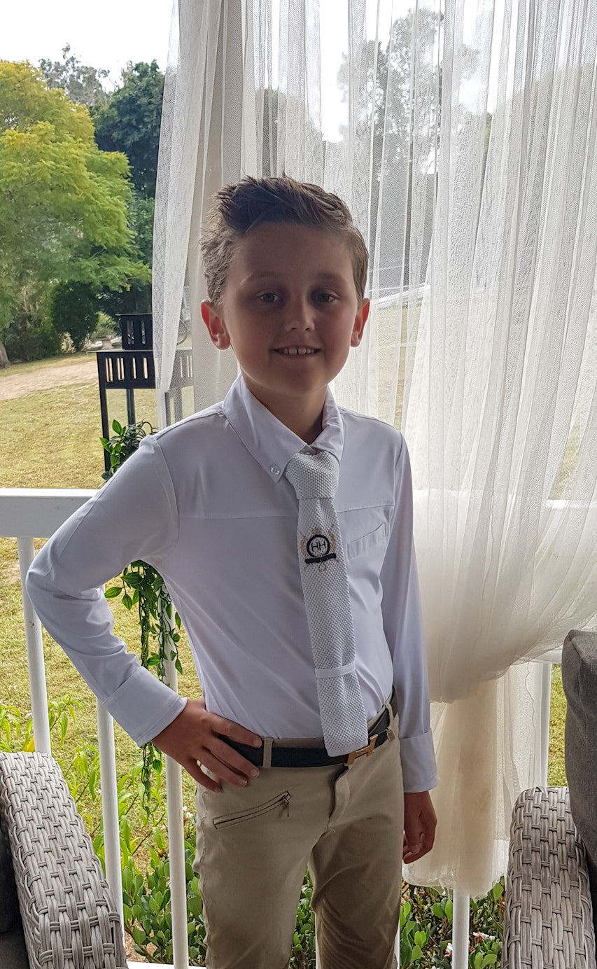 Manche longue compétition HH Enfant - blanc