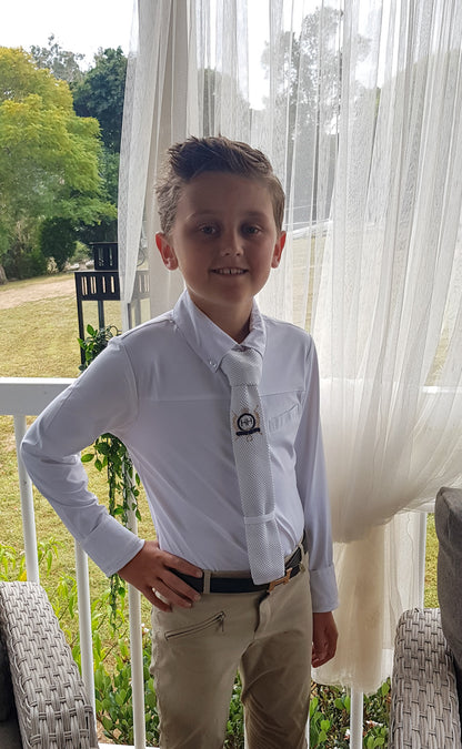 Manche longue compétition HH Enfant - blanc