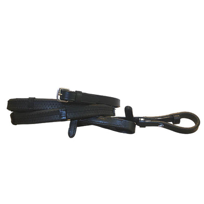 Flat Rubber Reins - Brown