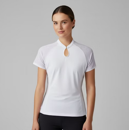 Manches courtes 'Selena' - Blanc