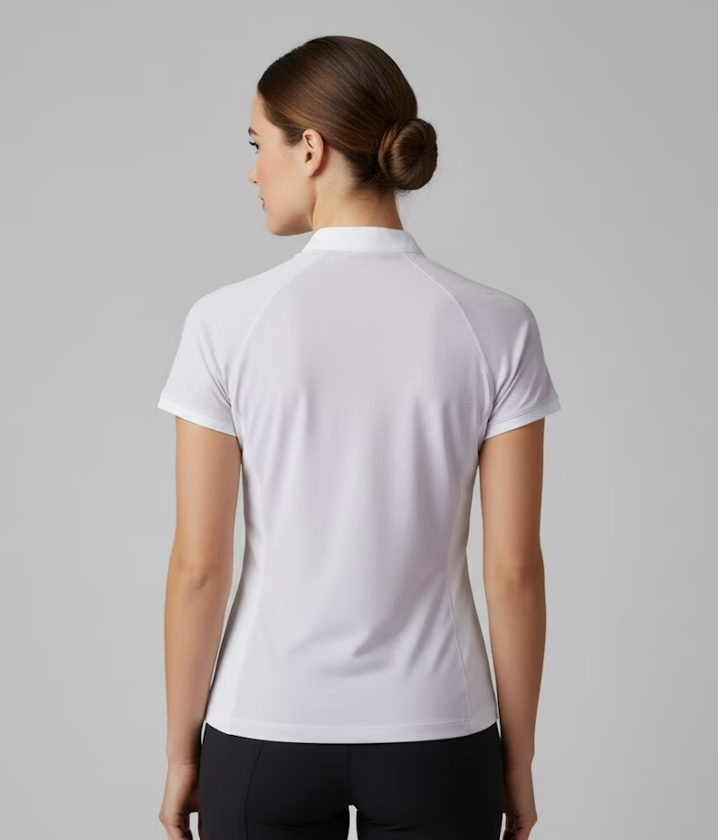 Manches courtes 'Selena' - Blanc