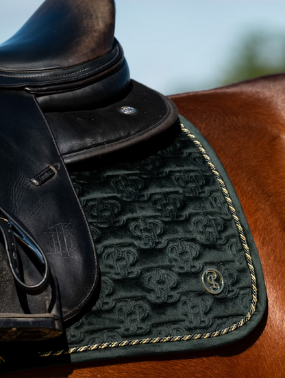 Dressage 'Velours' - Vert minuit