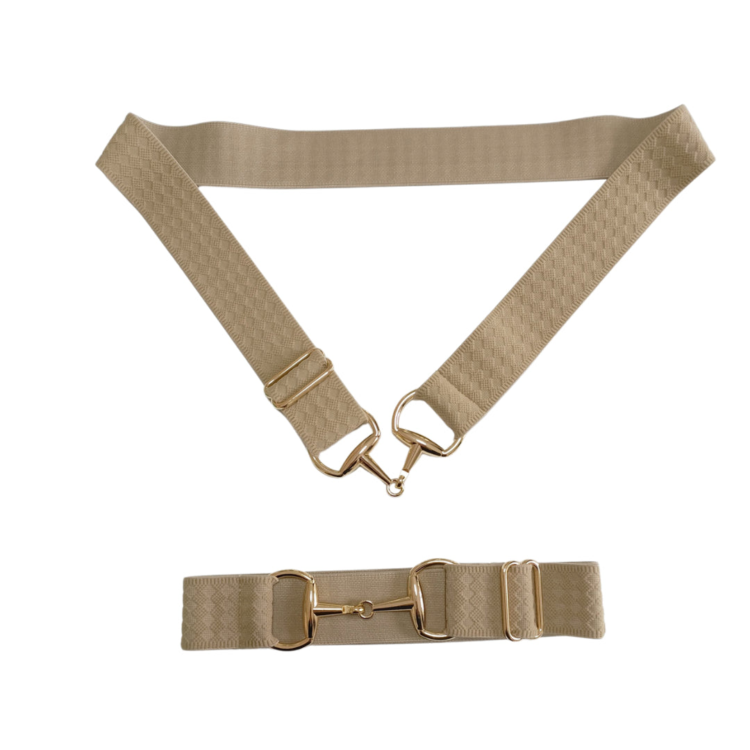 Ceinture élastique HH - Beige