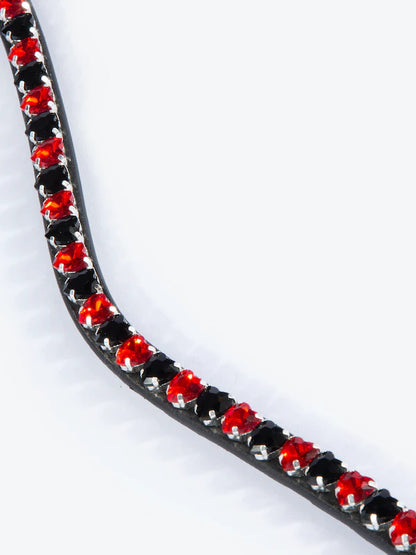 PS Browband 'Valentin' Red/Black